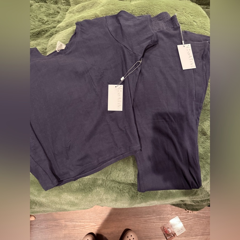 NWT Negative Underwear Flare Pants (matching top also available!) - Picture 3 of 15